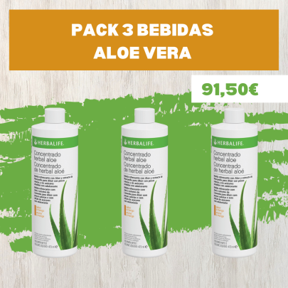 Pack 3 bebidas de Aloe Herbalife