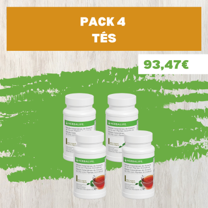 Pack 4 bebidas de té Herbalife