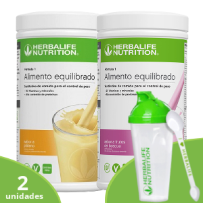2 F1 + Accesorios Herbalife
