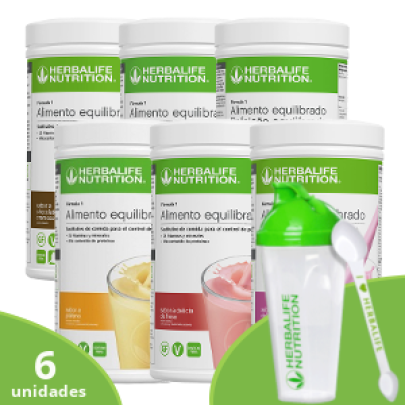 6 F1 + Accesorios Herbalife
