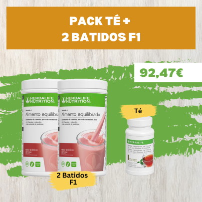 2 batidos Herbalife | Té Thermojetics